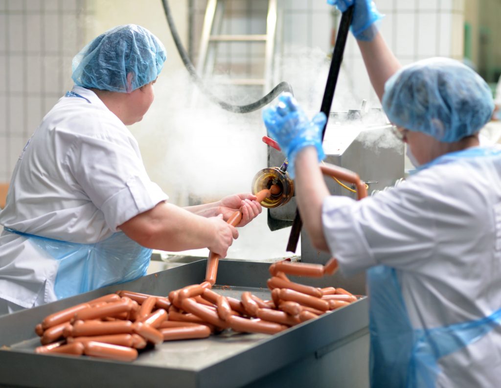 sausage production line